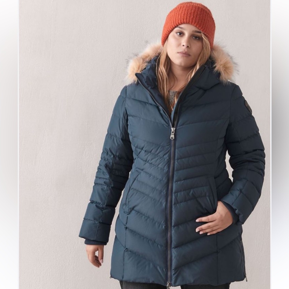 Pajar Women's Dark Blue Puffer Coat